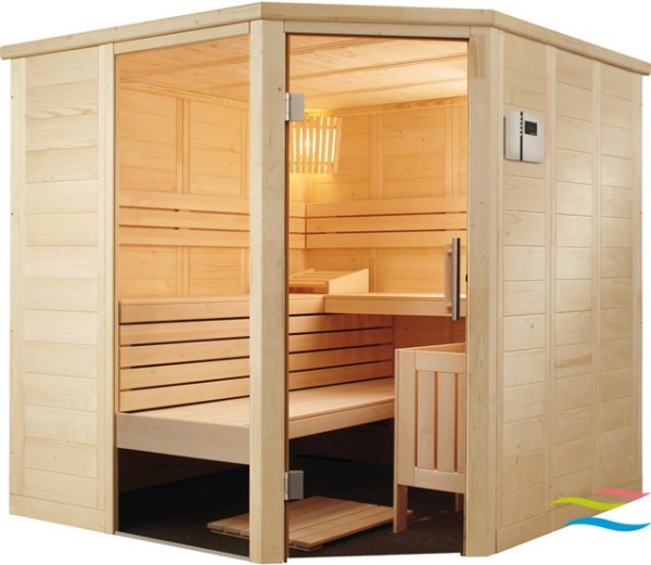 Sentiotec Finnia Premium 5-Eck Sauna L 234xB 206xH 204cm