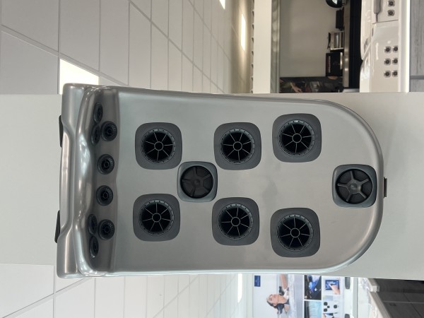 Villeroy und Boch Jetpak Ausstellungsstück J06 Neck Blaster in Titan mit Kunststoff Düsen
